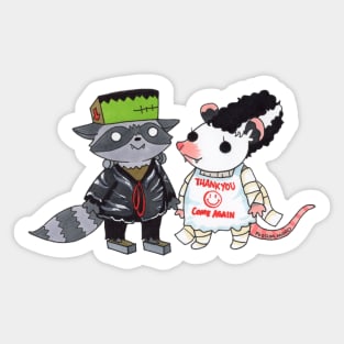 Trash Costumes Sticker